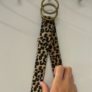 Leopard Print Belt